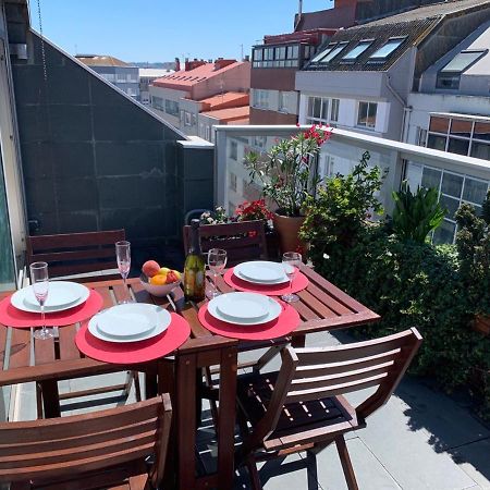 아 코루냐 Penthouse With Terrace And Views Near Oza'S Beach 아파트 외부 사진