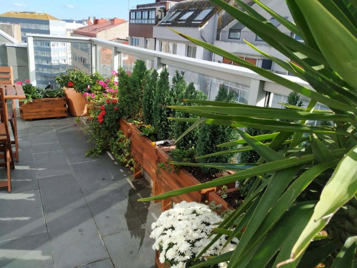 아 코루냐 Penthouse With Terrace And Views Near Oza'S Beach 아파트 외부 사진